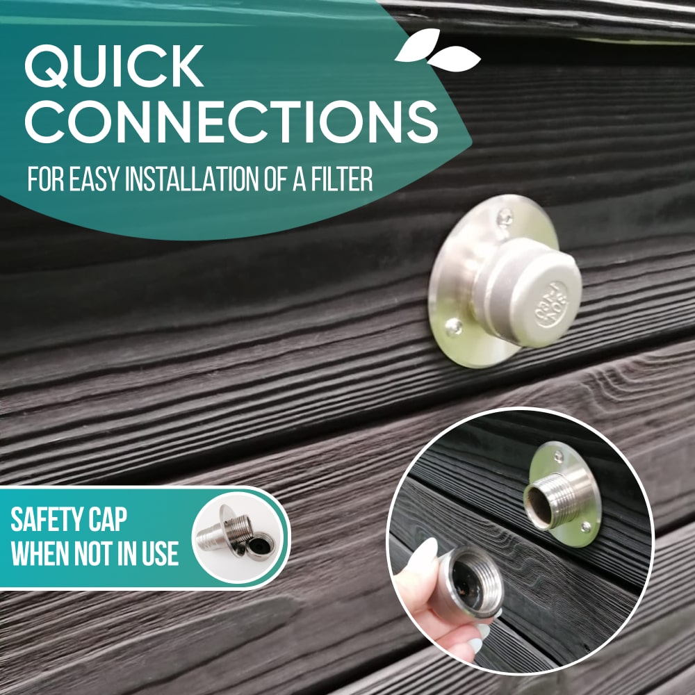 Premium Sand Filter Wood Fired Hot Tub | Best Configuration