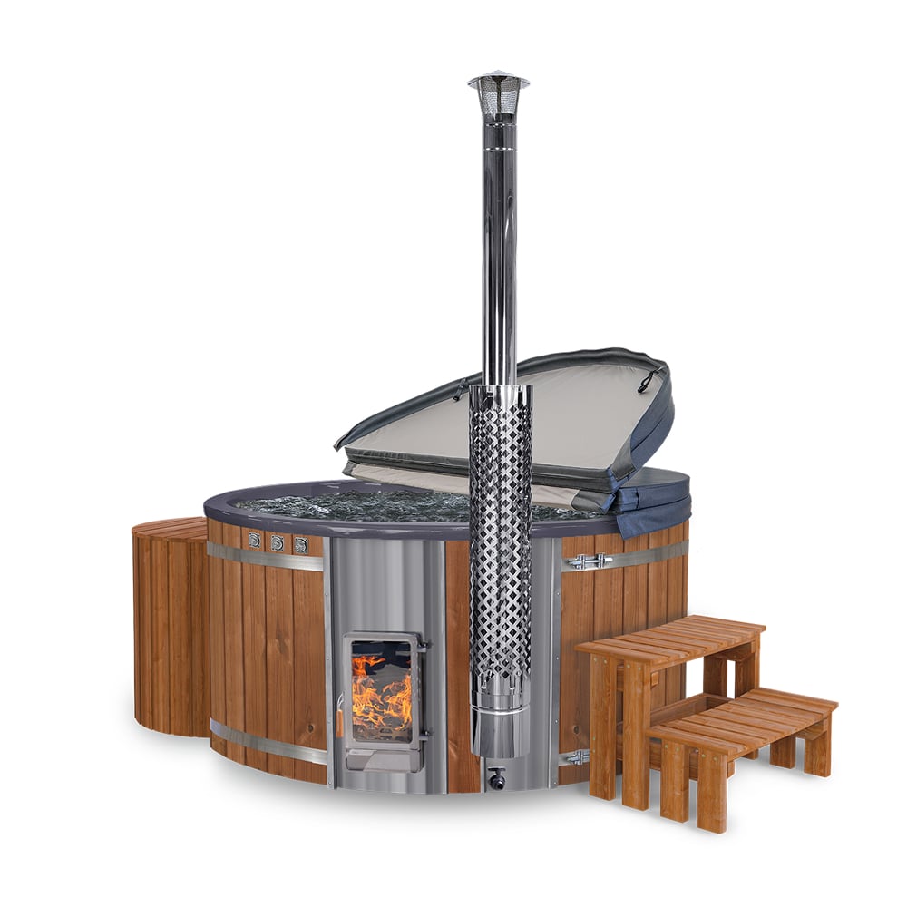 Wood Fired Hot Tub with Jets | Quick Delivery | Verta™