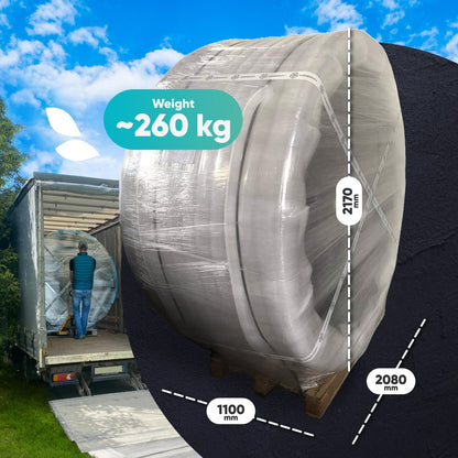 Wood Fired Hot Tub with Jets | Integrated Verta™ stove, Sand filter & UV-C | 16 Hydro jets | 4–6 seater