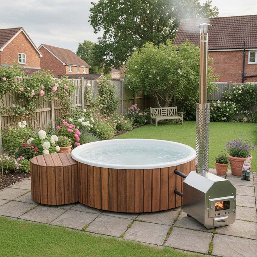 Easy-Entry Wood-Fired Hot Tub for 4-6 | Configure