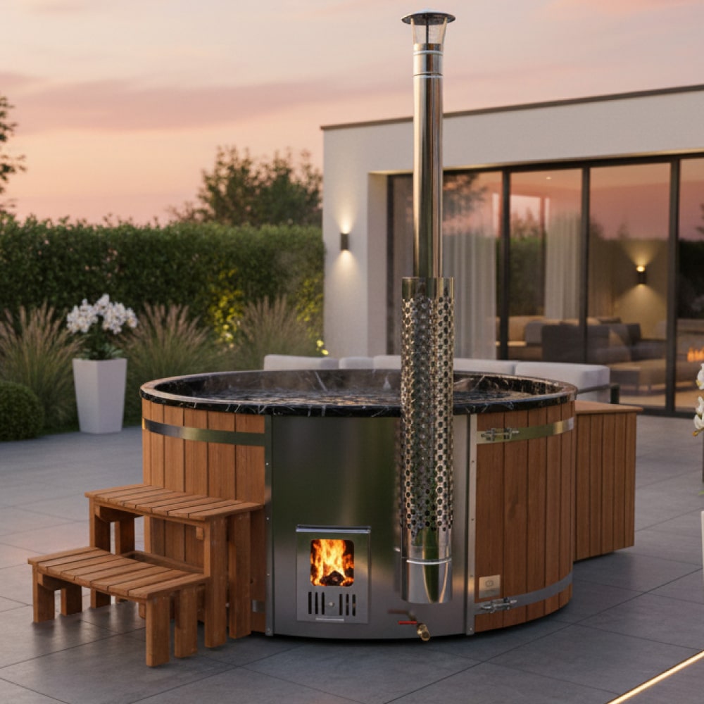 Premium Sand Filter XL Wood Fired Hot Tub | Best Configuration
