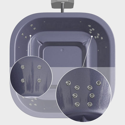 Square Wood Fired Hot Tub for 4-8 | Targeted Massage With 28 Hydro Jets | External Heater