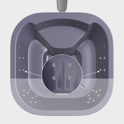 Square Wood Fired Hot Tub for 4-6 with Premium Filter & Targeted Massage with 24 Hydro Jets | Integrated stove