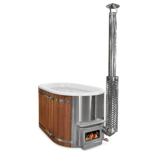 Hot Tub Ofuro | Fibreglass | Integrated heater | 2 Persons | Configurable