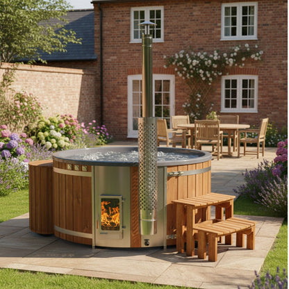 Wood Fired Hot Tub with Jets | Quick Delivery | Verta™
