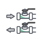 Connection valves