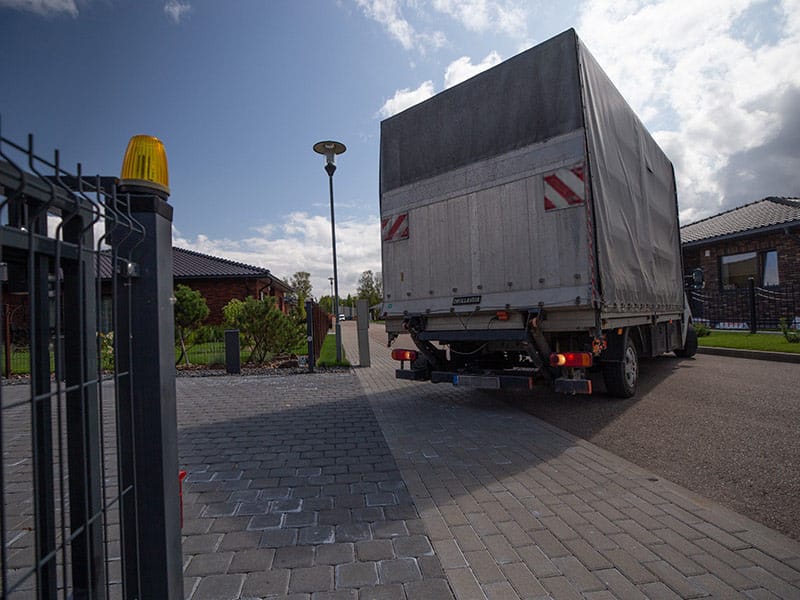 2.3 x 7.5-metre Luton van with a tail-lift - most commonly used vehicle for Gardenvity deliveries.